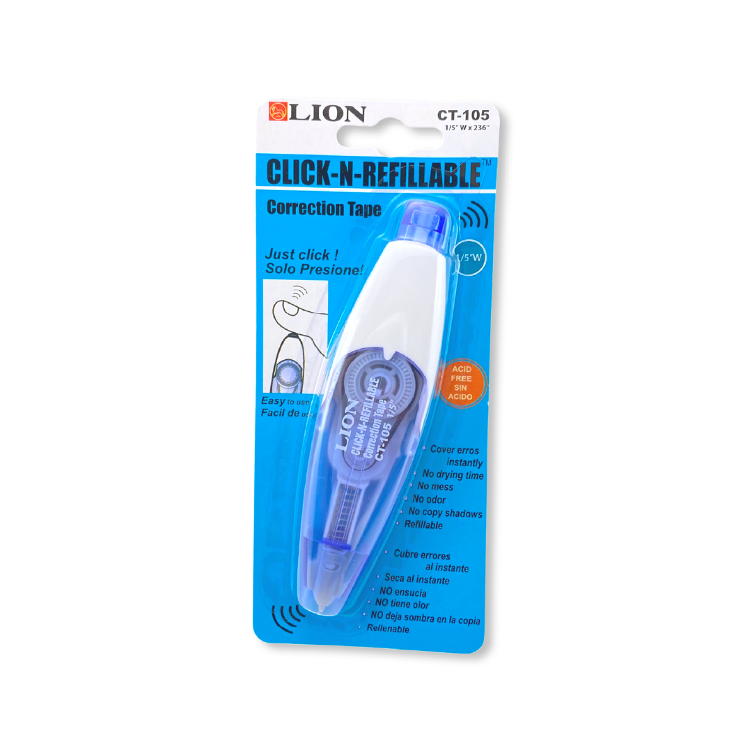 Correction Tape Click-N-Refillable
