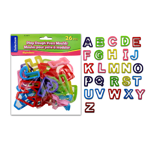 Play Dough Moulds Alphabets [26 pcs]
