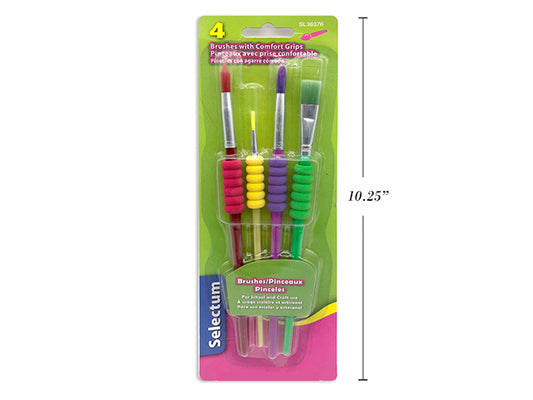 Brushes with Grip (4pc)