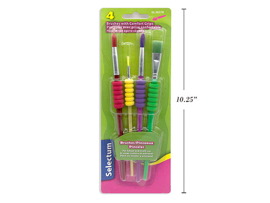 Brushes with Grip [pk-4]