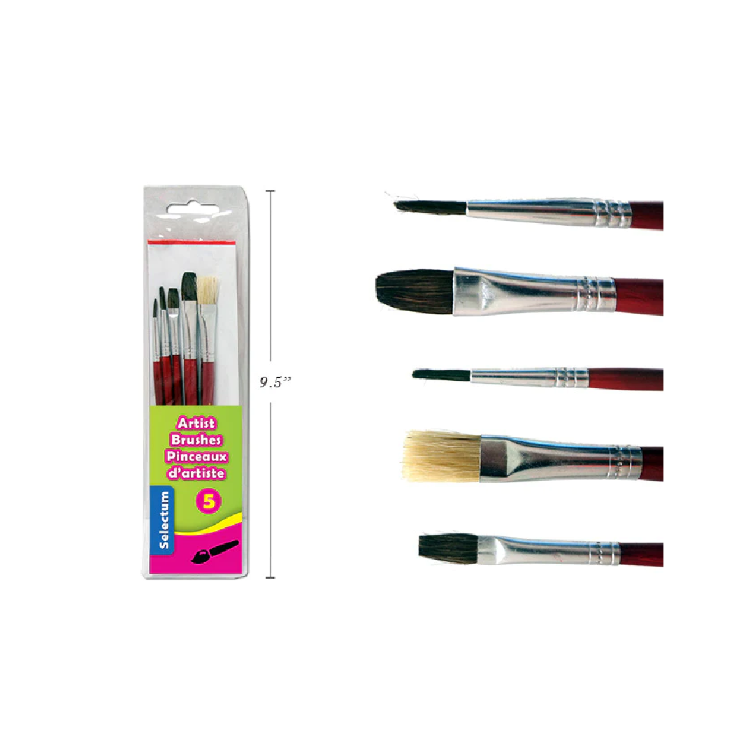 Brush Set - Assorted Sizes [pk-5]