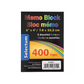 Memo Block Bright Color Paper 3" x 4"