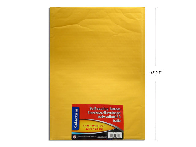 Bubble Mailers 12.5" X 18" Self-Seal, Each