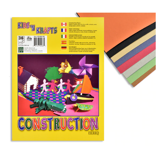 Construction Paper Pad [36 sheets]