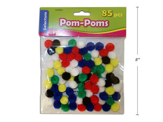 Craft Pom Poms 1.3mm, (85/pack)