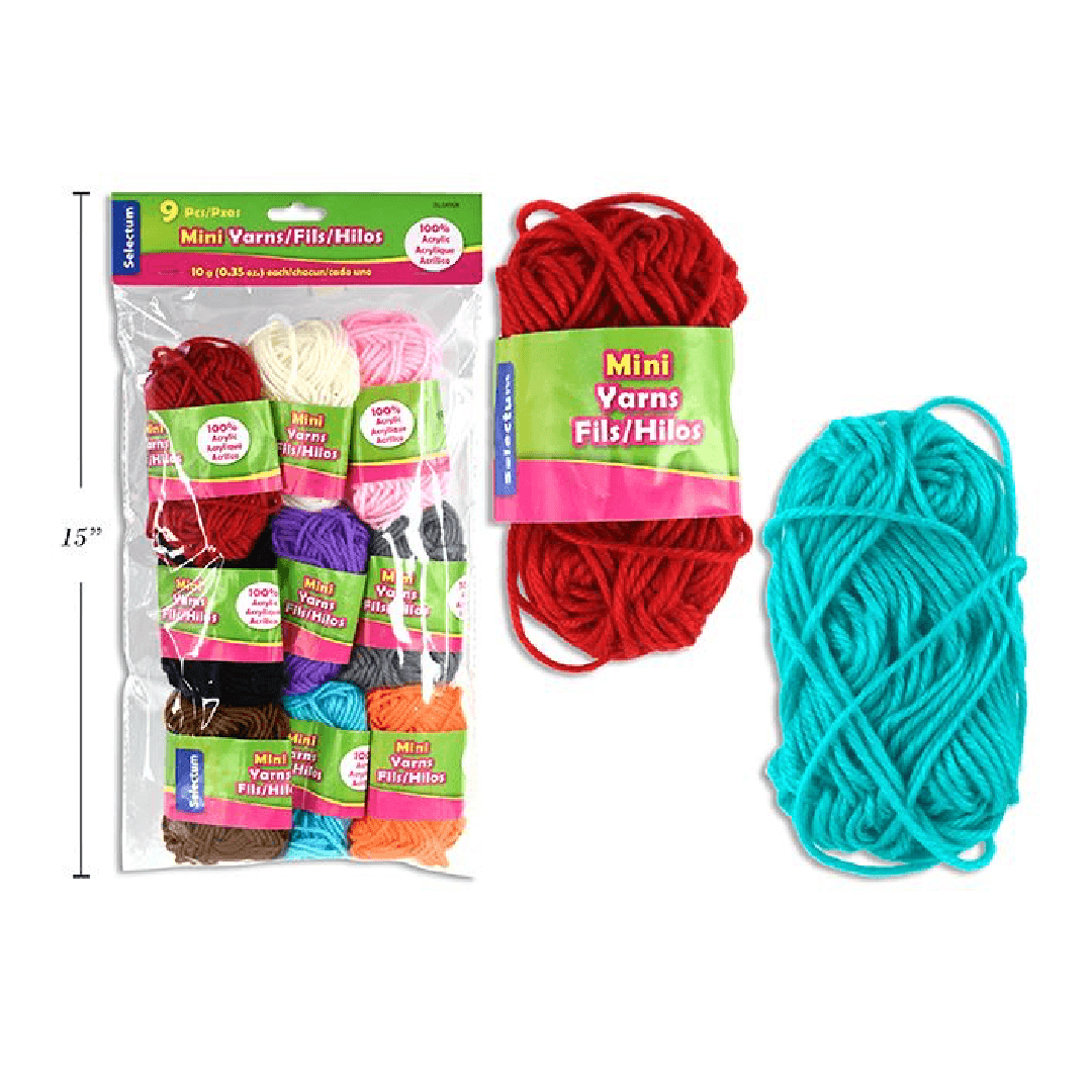 Handcraft Yarn Mini rolls [pk-9]