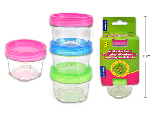 Plastic Containers (pk-3)
