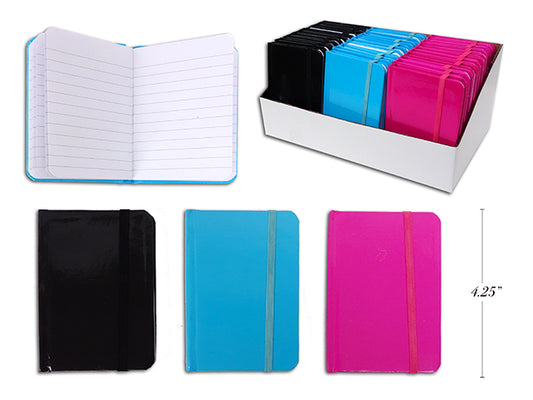 Mini Journal Notebook 4"x3" with elastic