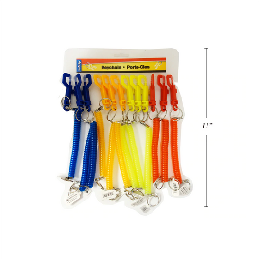 Spiral Keychains w/Clips [EACH]