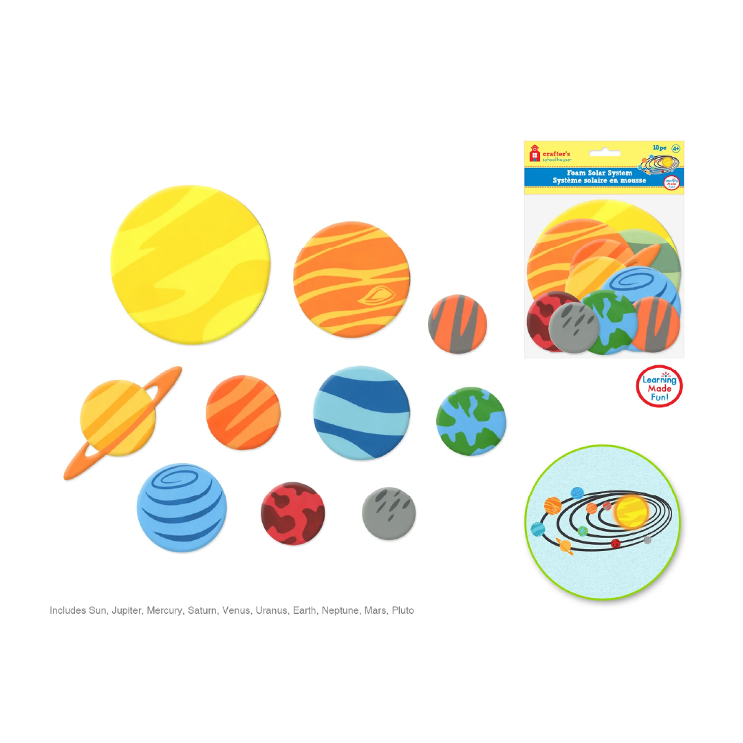 Foamy Solar System Cutout