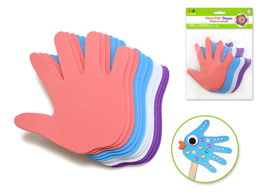 Foamy Shape Hand 5" [pk-12]
