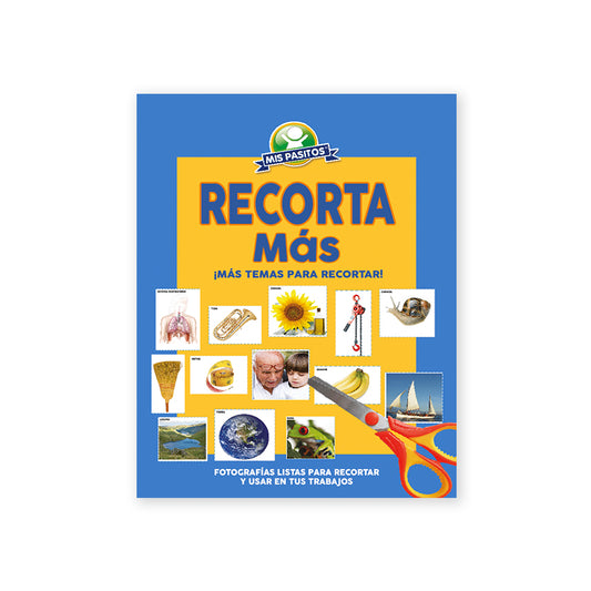 Libro de láminas: Recorta Más Preescolar