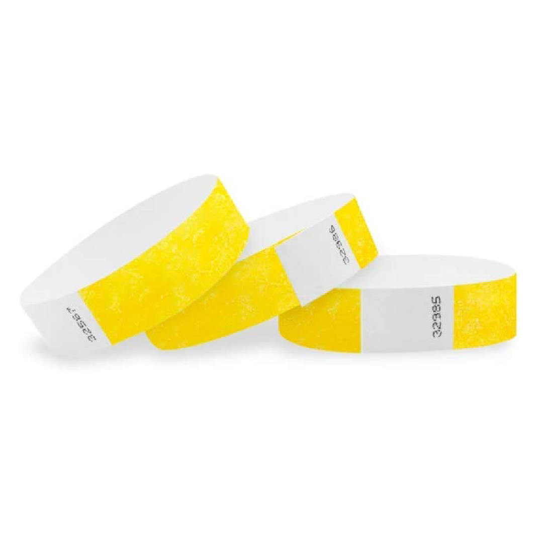 Wristband Yellow [Pk100] Humacao School Supply