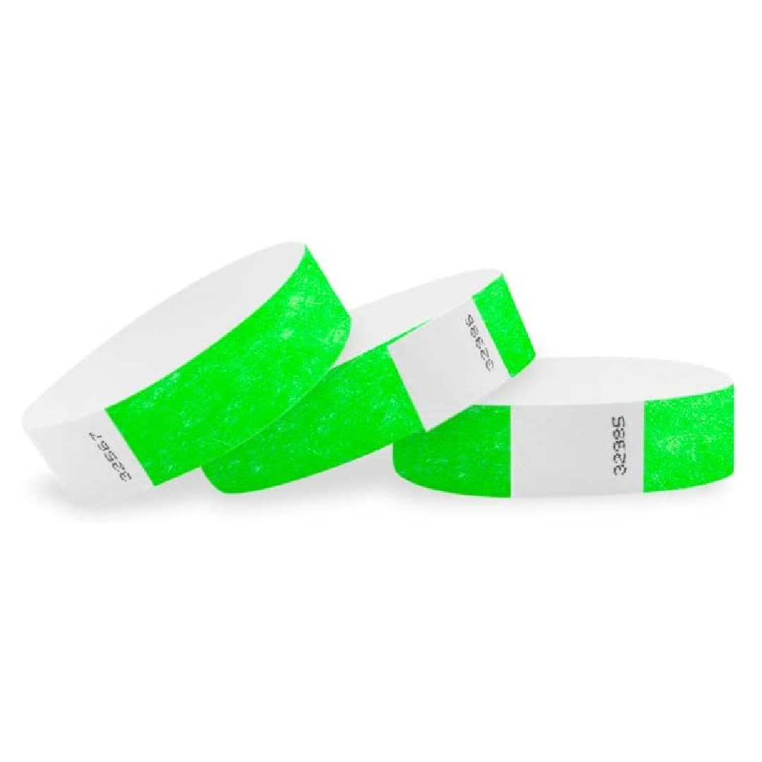 Wristband Neon Green [Pk-100]