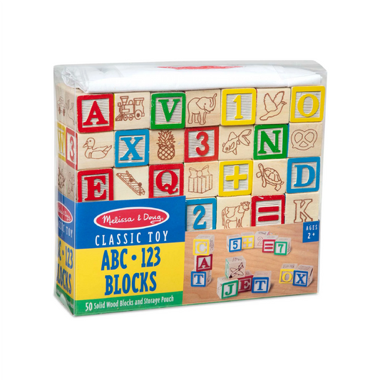 Wooden Blocks ABC/123 [50 pcs]