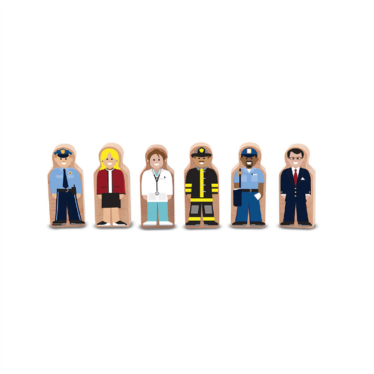 Wooden Figurines- People at Work toy