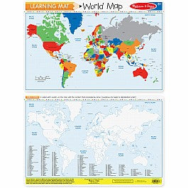 Placemat World Map