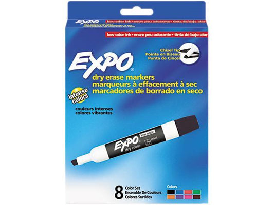 Expo Low Odor Dry Erase Markers [8 Colors]