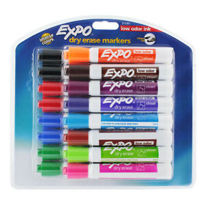 Expo Low Odor Dry Erase Markers [16 Colors]