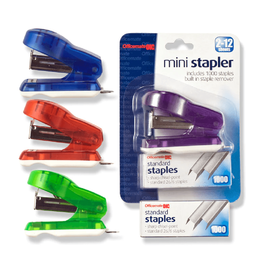 Mini Ruler Staples Mini Stapler w/Staples – Humacao School Supply