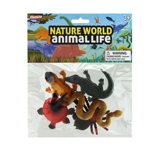 Toy Reptile Animals [5 pieces]