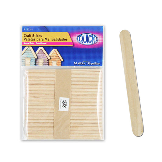 Craft Sticks Natural [pk-50]