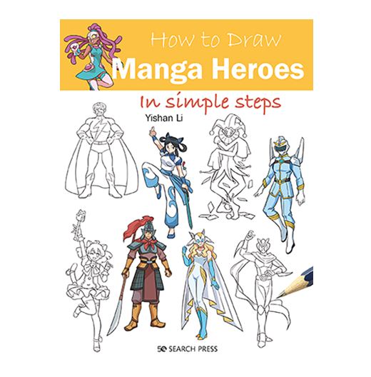 Book How to Draw Manga Heroes