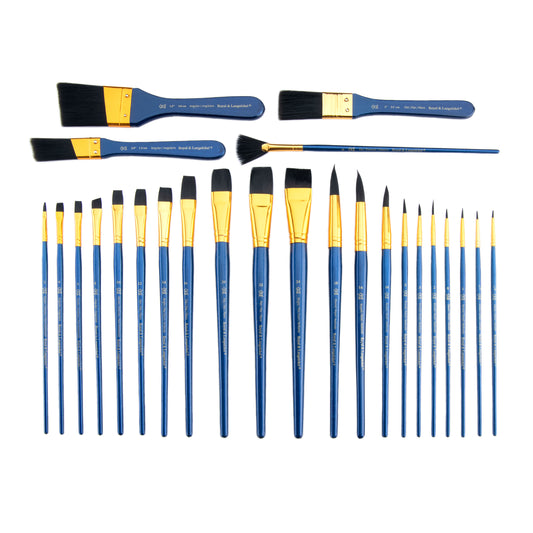 Brush Black Taklon [pk-25]