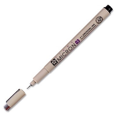 Illustration Pen Pigma Micron Black [each]