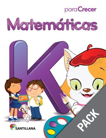 Para Crecer Matemáticas Kinder Pack