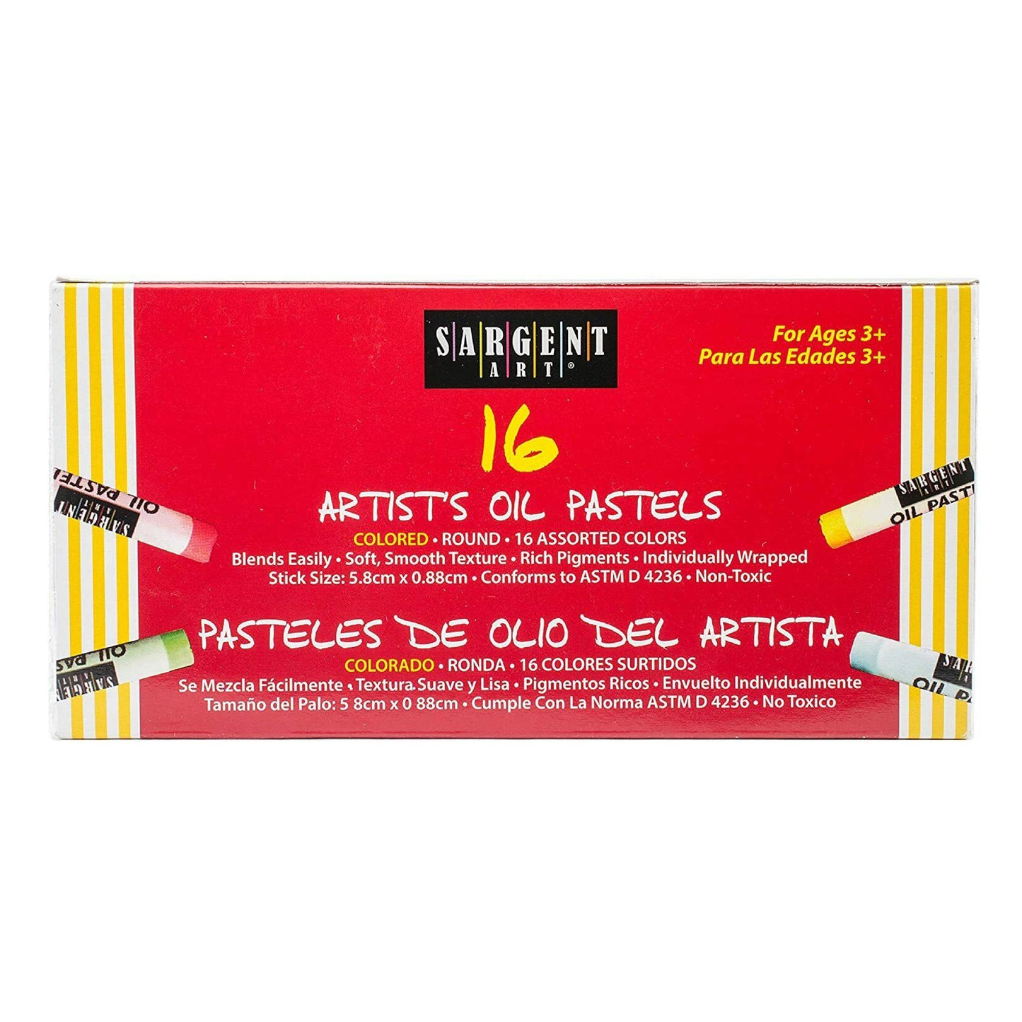 Oil Pastel Sargent [16 Colors]