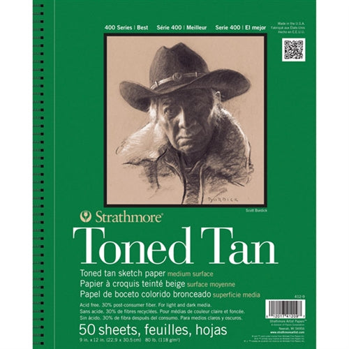 Toned Tan Pad 9"x12"