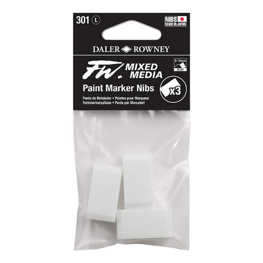 FW Mixed Media Paint Marker Nib, Large 8-15 mm, Pack of 3