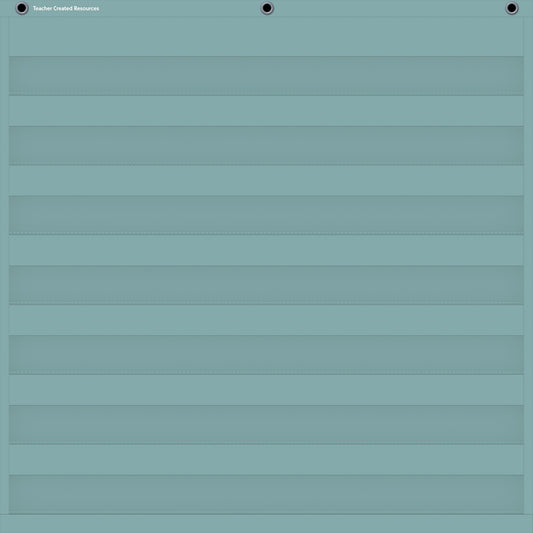 Calming Blue 7 Pocket Chart