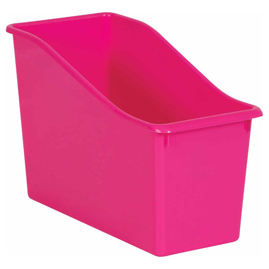 Plastic Book Bin Pink