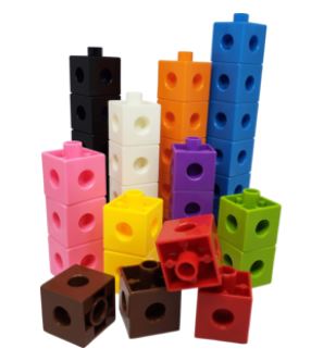 Math Blocks- Connecting Cubes [pk-100]