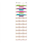 "Confetti" 10 Pocket File Storage Pocket Chart