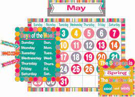 Tropical Punch Calendar Bulletin Board