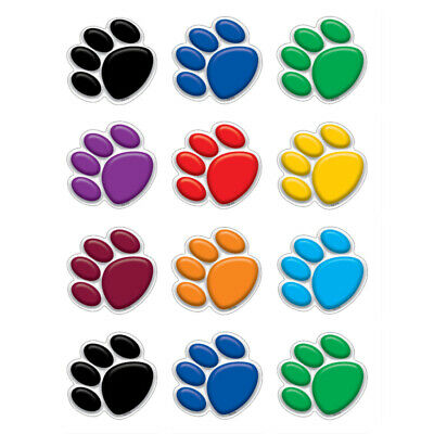 Mini Accents Color Paw Prints [pk-36]