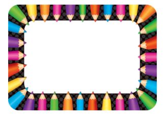 Labels Colored Pencils [pk-36]