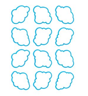Clouds Mini Accents [pk-36]