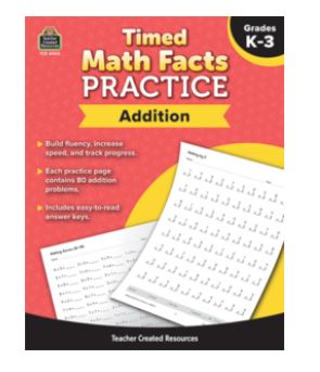 Timed Math Facts Practice: Addition