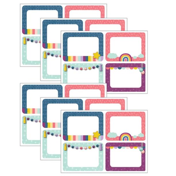 "Oh Happy Day" Name Tags/Labels [pk-36]