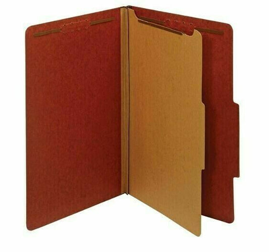Partition Folder Legal 1p Red