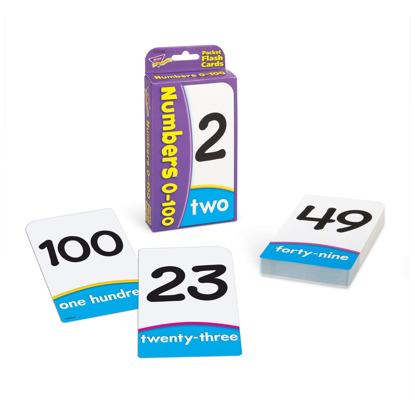 Numbers 0-100 Pocket Flash Cards