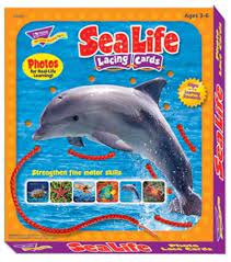 Sea Life Lacing Cards