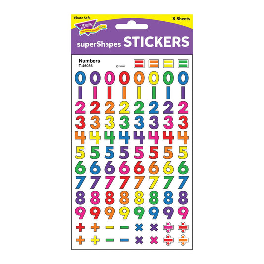 Numbers superShapes Stickers