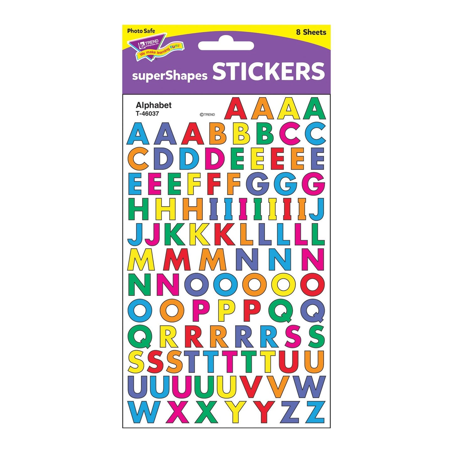 Alphabet superShapes Stickers