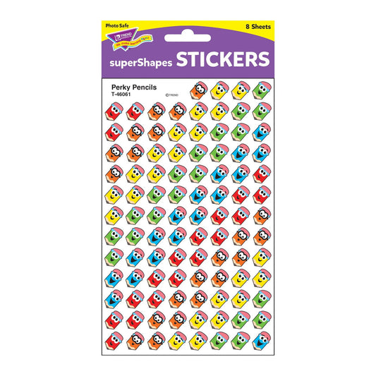 Perky Pencils superShapes Stickers