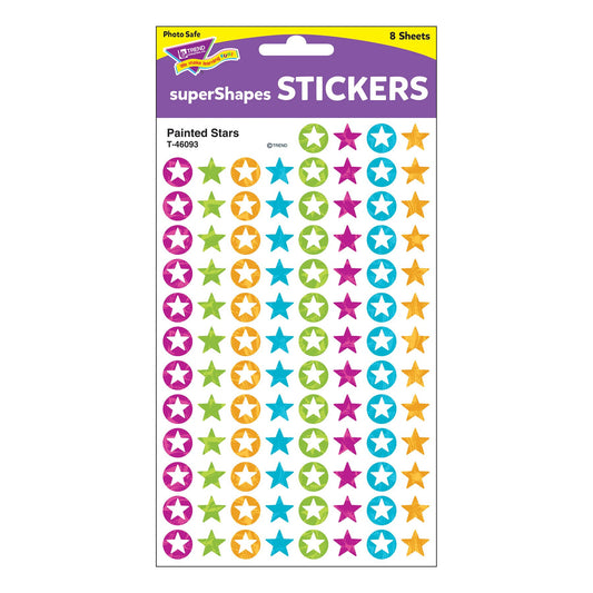 Color Harmony Painted Stars superShapes Stickers